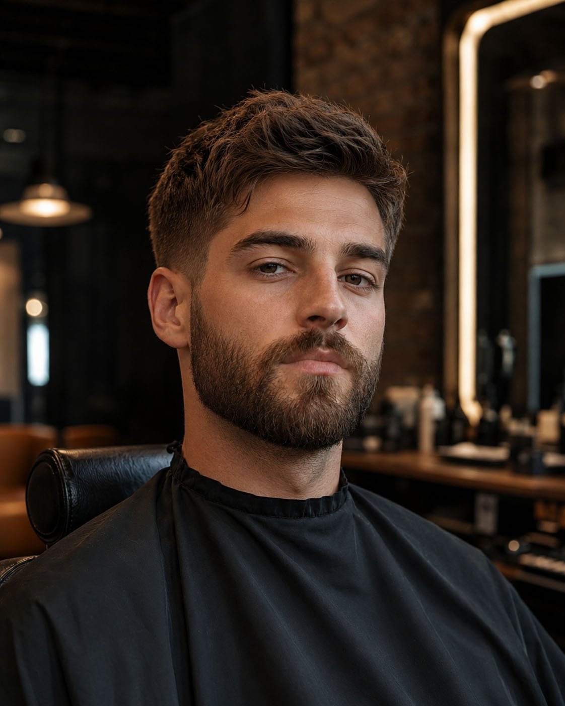 Textured crop and beard sculpt at CutRoom